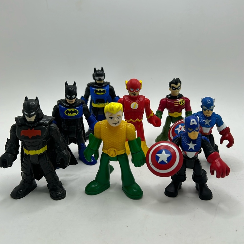 Imaginext dc and marvel lot 8 figures